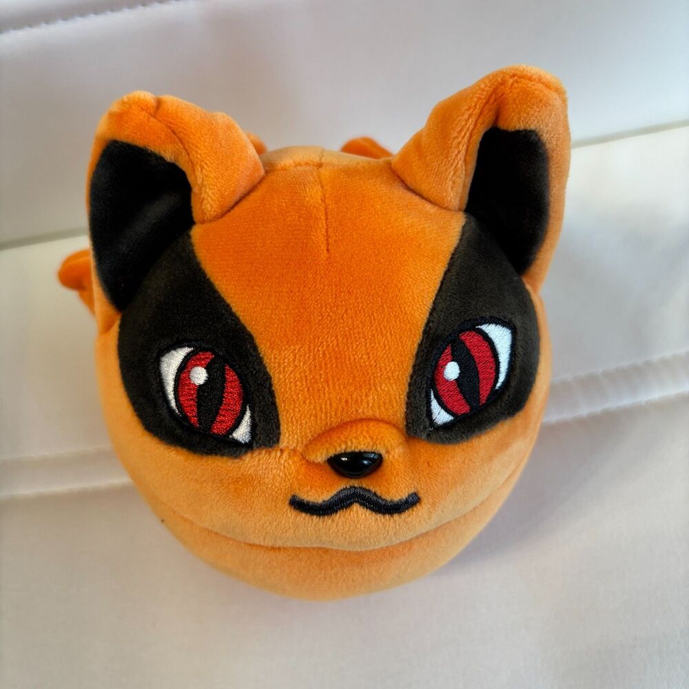 Naruto Kurama Nine Tails Fox 5" Orange Plush Stuffed Animal Anime Viz Media